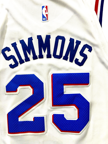 NIKE Philadelphia 76ers Mens (50) NBA White StubHub Ben Simmons Sixers Jersey - Picture 6 of 7