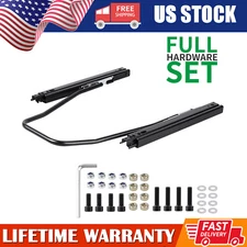 Heavy Duty Seat Slider Track Bracket Set Aessembly Kit Dual Lock for NRG Sparco