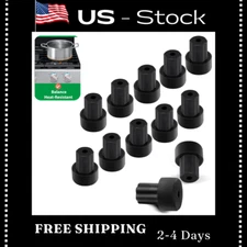 12PCS W10919249 Grate Rubber Feet for Samsung/Whirlpool/Stove Burner Grates