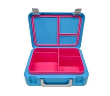 BACK TO SCHOOL TIME Mr Beast Feastables Worlds Coolest Lunch Box Blue/Pink. New