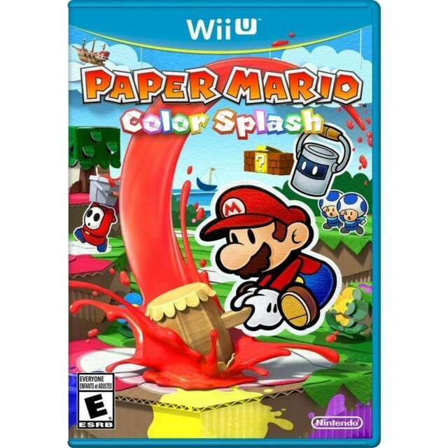 Paper Mario Color Splash Nintendo Wii U 16 For Sale Online Ebay