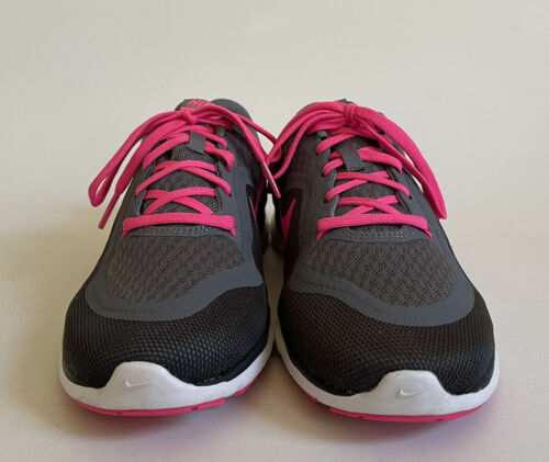 siete y media bolsillo Convencional Nike Flex Tr 6 Mujer Gris & Rosa Caliente Formación Zapatos Con Cordones  Talla 6-S07 | eBay