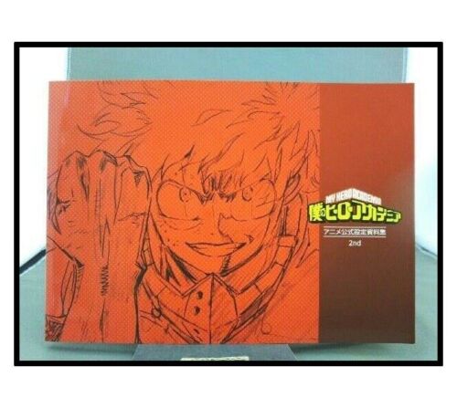My Hero Academia Official 2nd Design Art Book Red Works Anime JAPAN JA - Picture 1 of 6