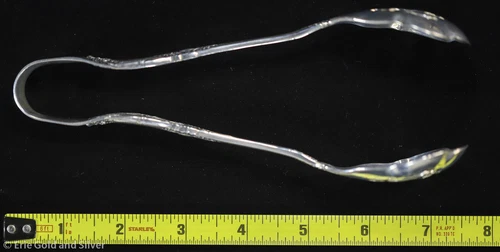 Towle King Richard 7½" Sterling Silver Ice Tongs