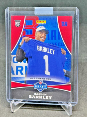 2018 Panini Instant SAQUON BARKLEY RC Draft Pick #DP2 PR /1330 (QTY AVAIL)