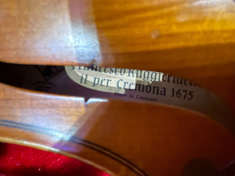 Francesco Ruggieri detto il per Cremona 1675 4/4 Violin w/ New Bow | eBay