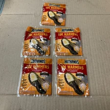 5 PACK HotHands Toe Warmers with Adhesive Safe Natural Odorless Heat