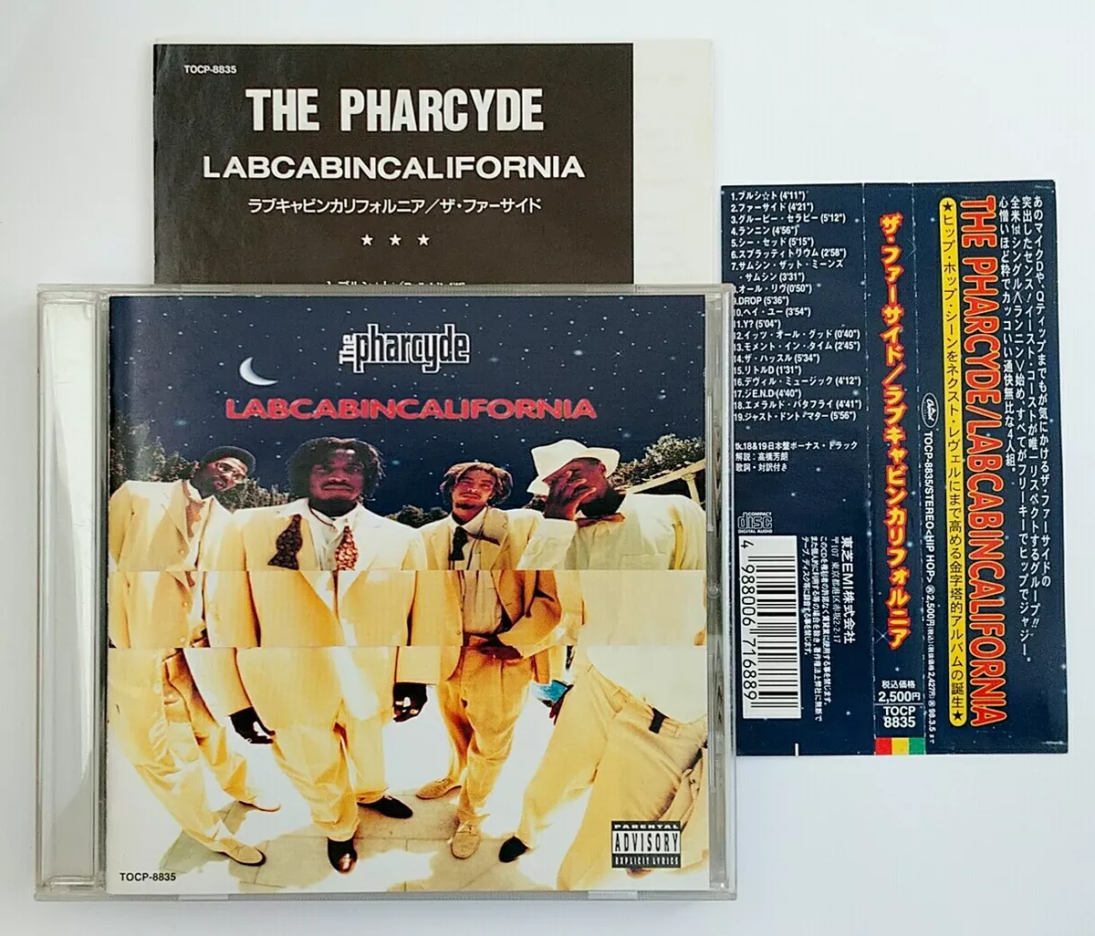 (CD) The Pharcyde – Labcabincalifornia , Album, TOCP-8835, Near Mint, Obi, Rare.