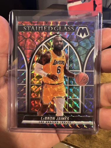2021-22 Mosaic Basketball Stained Glass #1 LeBron James Lakers Case Hit 🔥🔥