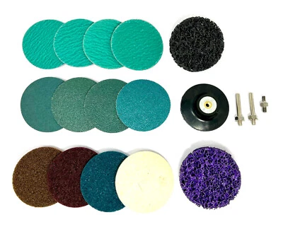 WELLERWERKZEUGE XXL Zubehörset 76mm Schnellwechselsystem R Typ passend für Bosch GWG + GWS 12V