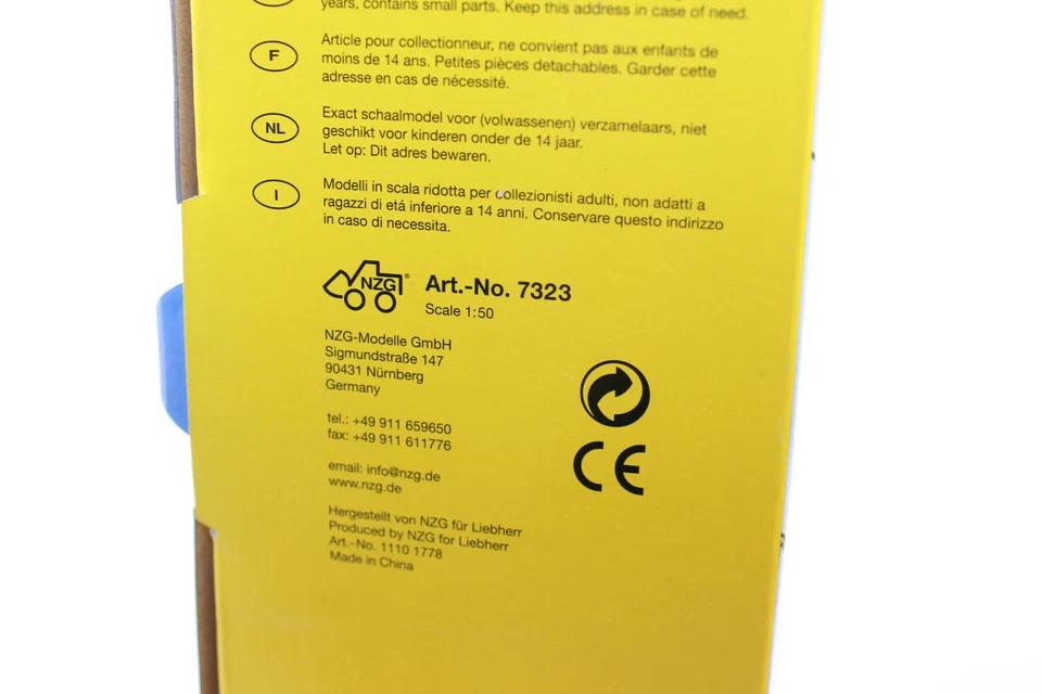 Nzg 732 3 Liebherr 36 M Ltm 11200 Lattice Boom Top 1:50 New in Original Box Top - Image 2 of 4