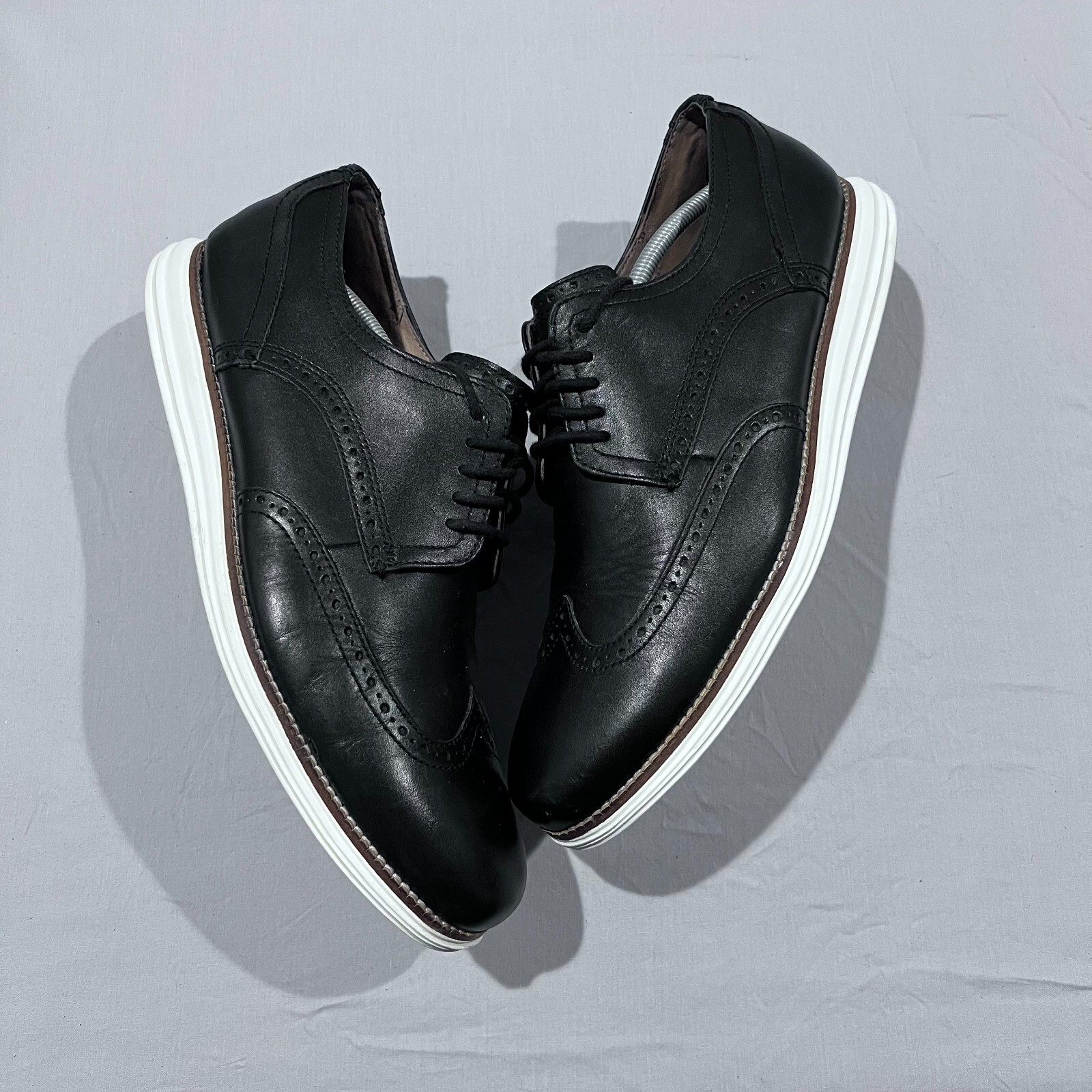 SAOLA Scarpa classica Oxford Cole Haan Original Grand C26469 da uomo in pelle nera taglia 13M