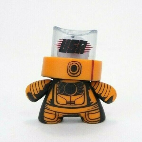 Kidrobot Fatcap Serie 3 Jon Paul Kaiser Astronauta Naranja Graffiti Arte Juguete - Imagen 2 de 2