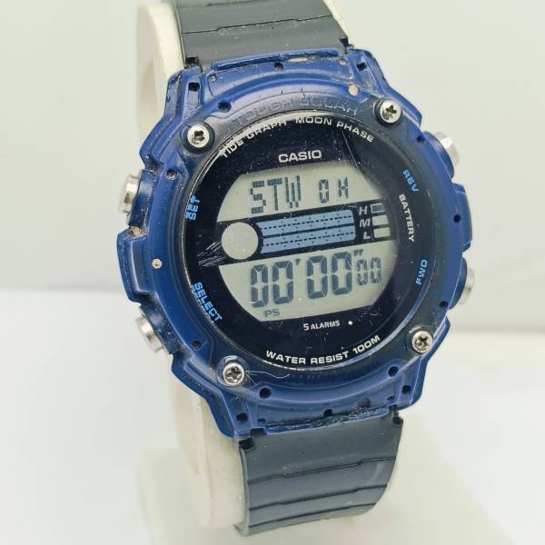 CASIO W-S210H Tough Solar Tide Graph Moon Phase 3214 Digital