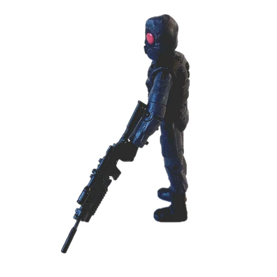 Figura de acción M&C Toy Center Special Ops articulada 4" con dos rifles Foto 2 de 4