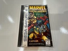 Marvel Super Heroes (Sega Saturn, 1997) Complete w Reg Card PRISTINE LN MINT!