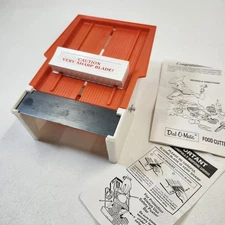 Ronco Dial-O-Matic Food Cutter Slicer Vintage Blade with Manual Made in USA