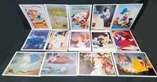 LOT OF (14) DISNEY POSTER BOOK 11"x 15" PRINTS (1977) HARMONY BOOKS MICKEY MOUSE