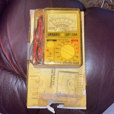 Vintage Multi-Tester AW Sperry, Model SP-10A 15 Range 6 Functions