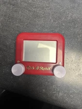 Classic Etch A Sketch Pocket Mini Drawing Toy by Spin Master 2016 Red