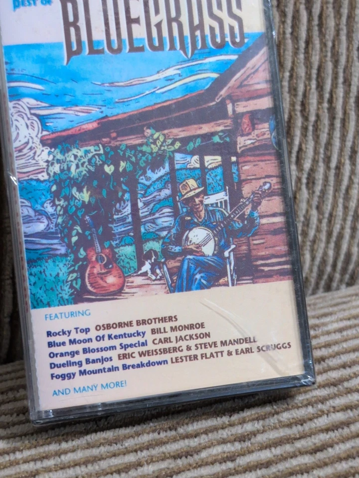 BEST OF BLUEGRASS- Various Artist- 1991 K-Tel Records USA Folk Bluegrass Banjo - Image 3 of 4