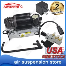 For Mercedes  W211 S211 C219 CLS500 Air Suspension Compressor Pump & Valve Block
