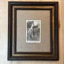 Rothenburg ob der Tauber Germany Original Etching  Signed