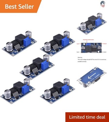 5pcs XL6009 DC-DC Boost Converter Module 3V-32V to 5V-35V Adjustable Power Su...