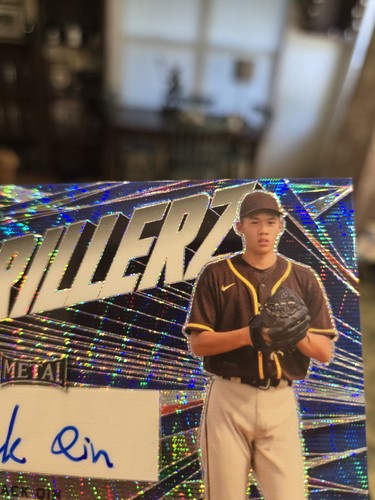 🔥 ZACK QIN 💥#1/8 💥 AUTOGRAPH 💎 MLB POP CEN ⚾️ AUTO STAR CARD 🌟 - Picture 9 of 13
