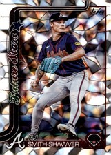 2025 Topps #674 AJ Smith-Shawver Diamante Foil