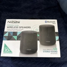 BEZPRZEWODOWE GŁOŚNIKI STEREOFONICZNE NIZONI -- NOWE W PUDEŁKU