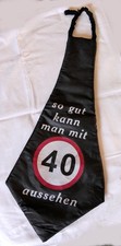 XXL Party-Krawatte 40. Geburtstags-Gag Gesche...