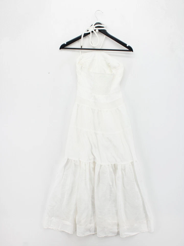 Anthropologie A-Line Maxi Dress XS in White - Image 2 of 4