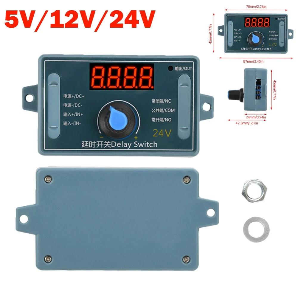 Relè Temporizzatore AH5N 220V Multistadio – Con Certificazione CE, Per Controlli Industriali