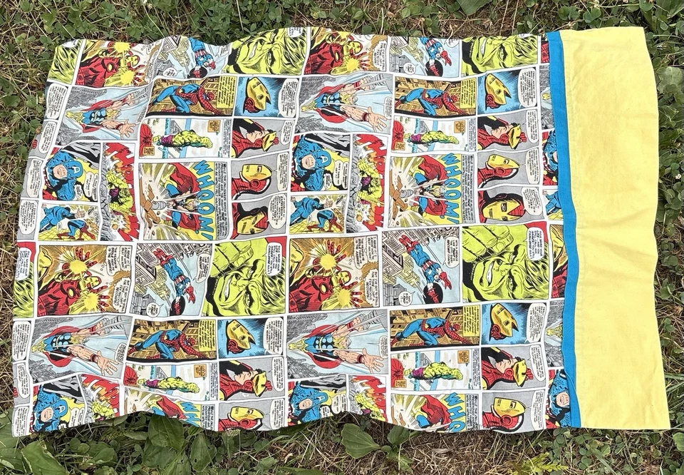 Marvel Comic Handmade Pillow Case Hulk Thor Captain America Avengers Iron Man - Image 4 of 4