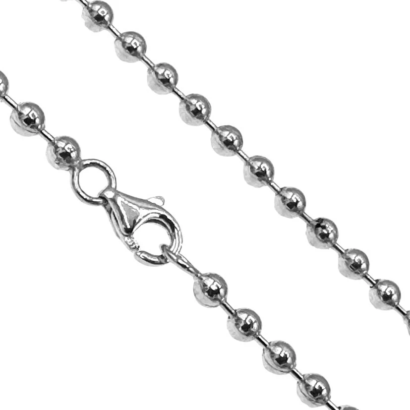 925 Sterling Silber Kugelkette 3mm  in verschiedenen Längen Made in Germany  199 - Bild 3 von 4