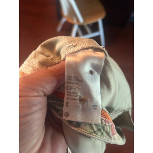 Tommy Bahama Men’s Silk khaki pleated shorts 10” minimalist size 42 - 第 4/4 張圖片