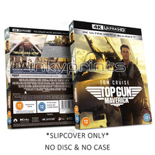 Top Gun: Maverick Bluray 4k Ultra Slipcover Only Custom Handmade NO DISC