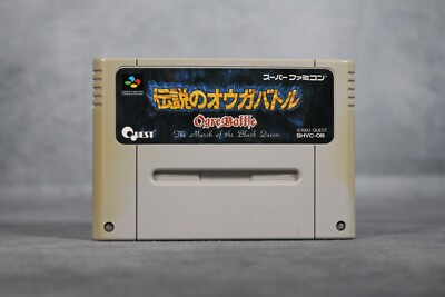 Densetsu No Ogre Battle March of the Black Queen Super Famicom Nintendo NTSC-J