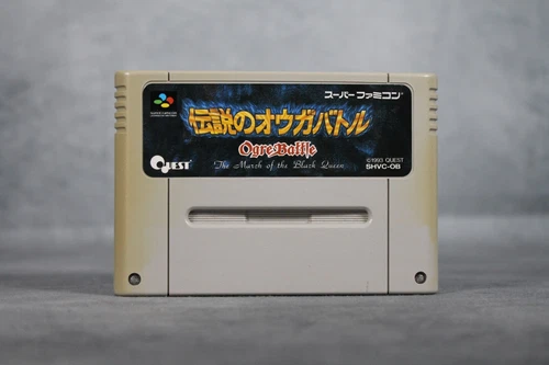 Densetsu No Ogre Battle March of the Black Queen Super Famicom Nintendo NTSC-J