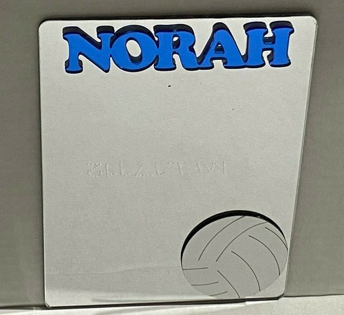 Volleyball Sport Spind Spiegel personalisiert Schulanfang Volleyball Deko - Bild 2 von 11