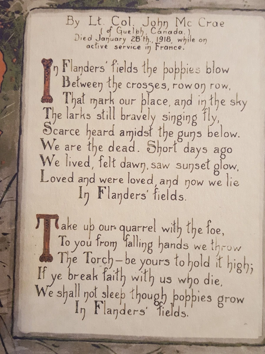 In Flanders Field Poem Printable Version | Sitedoct.org