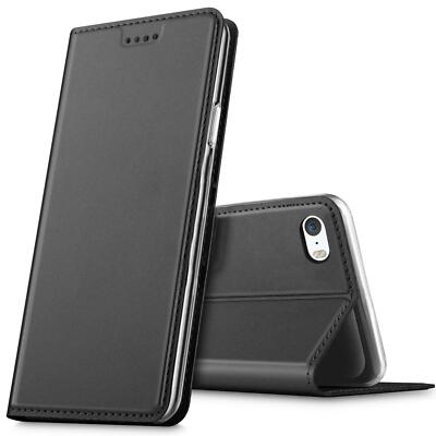 Flip Case Für Apple iPhone 5 5s SE Schutz Hülle Handy Tasche Klapphülle Slim