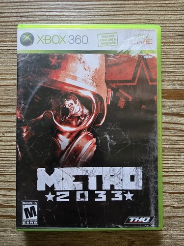 Metro 2033 (Xbox 360, 2010) Complete CIB TESTED!