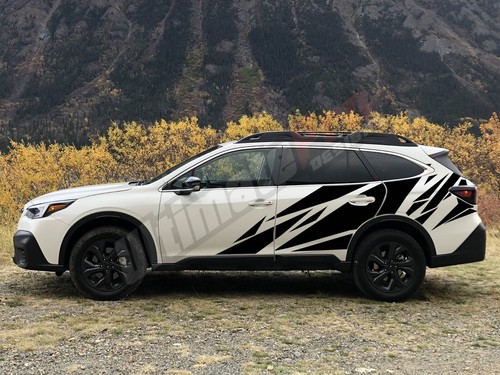 Sticker Decal Side Door Stripes for Subaru Outback Off road geometric pattern - 第 8/9 張圖片