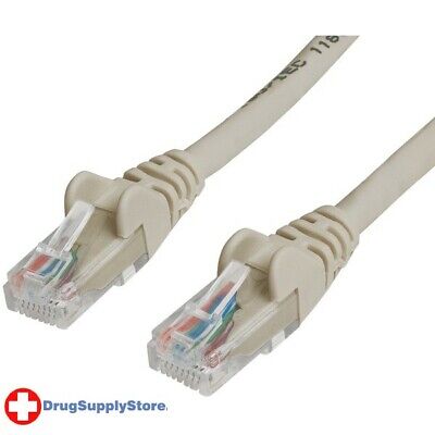 Intellinet CAT.6 UTP Patch ethernet Cable with Snagless Molded Boots 14 ft Grey 