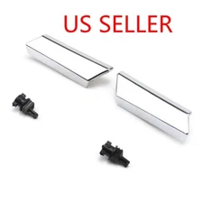 L&R Car Headlight Washer Nozzle Cover Chrome Fit For 2006-2011 LEXUS GS300 GS350