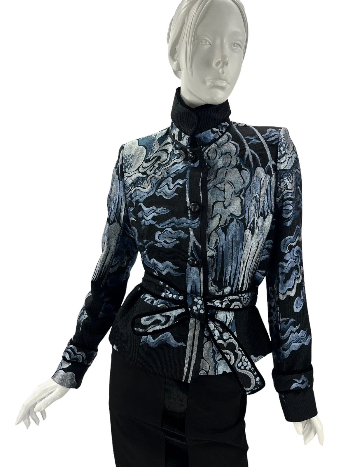 SAINT LAURENT (YSL) Giacca Blazer F W 2004 Tom Ford per Yves Saint Laurent Chinoiserie