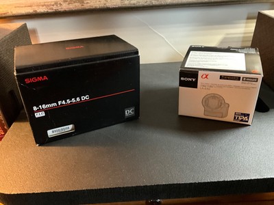 NEW Sigma 8-16MM F4.5-5.6 DC/HSM + Sony A Mount Lens to NEX