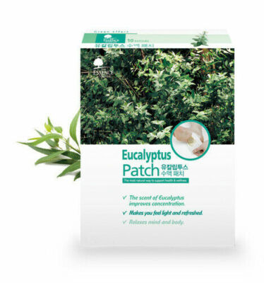Cleansing Detox Foot Pads Patches Pain Relief Toxins Herbal Korea Eucalyptus